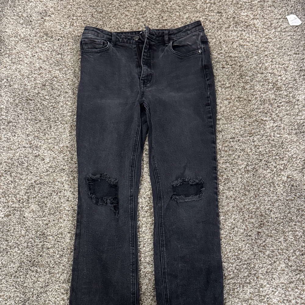Harper Black Distressed Skinny Jeans